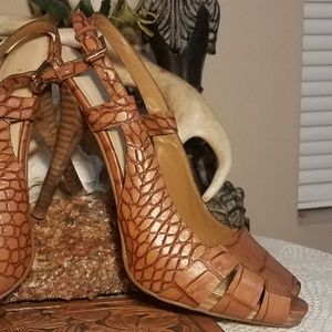 HP! NINE WEST Alligator Heels